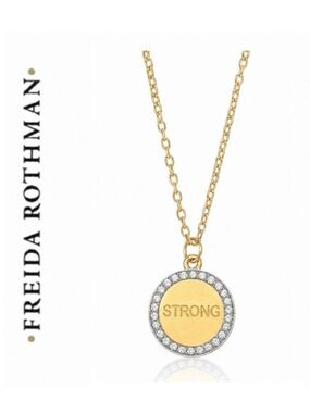 Freida Rothman FR SENTIMENTS THE STRONG PENDANT NECKLACE